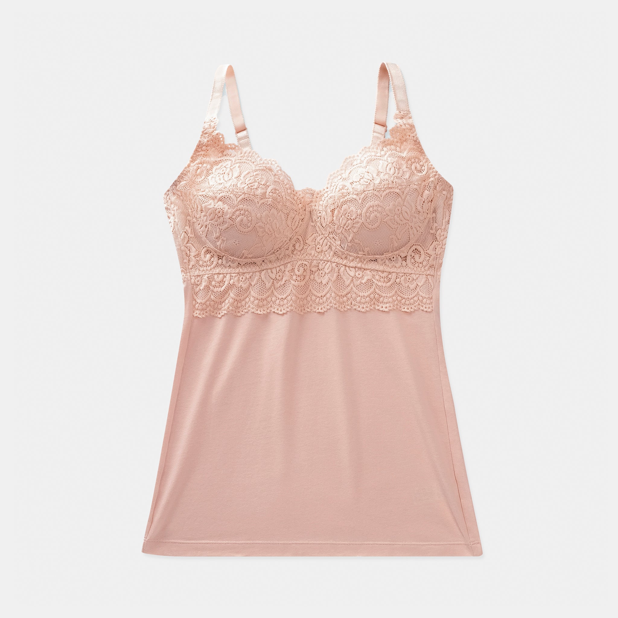 ノンワイヤーレーシーブラキャミ〈カンパニュラ〉