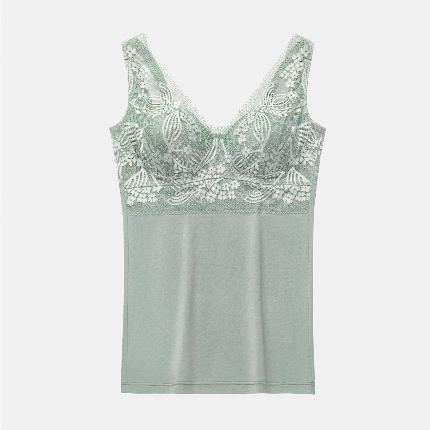 ノンワイヤーレーシーブラレットキャミ〈カメリア〉