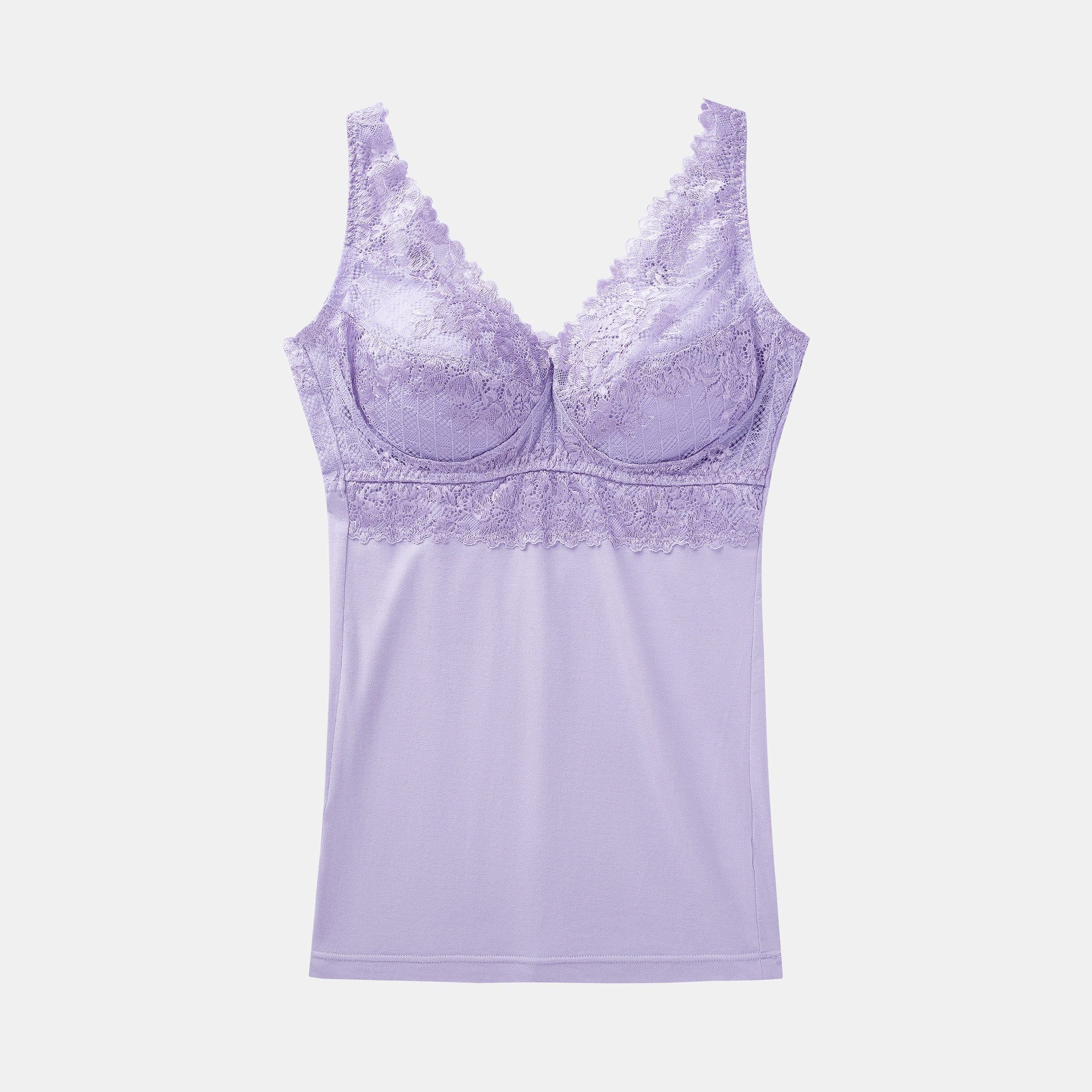 【30%OFF】<br>ノンワイヤーレーシーブラレットキャミ〈ガーデニア〉