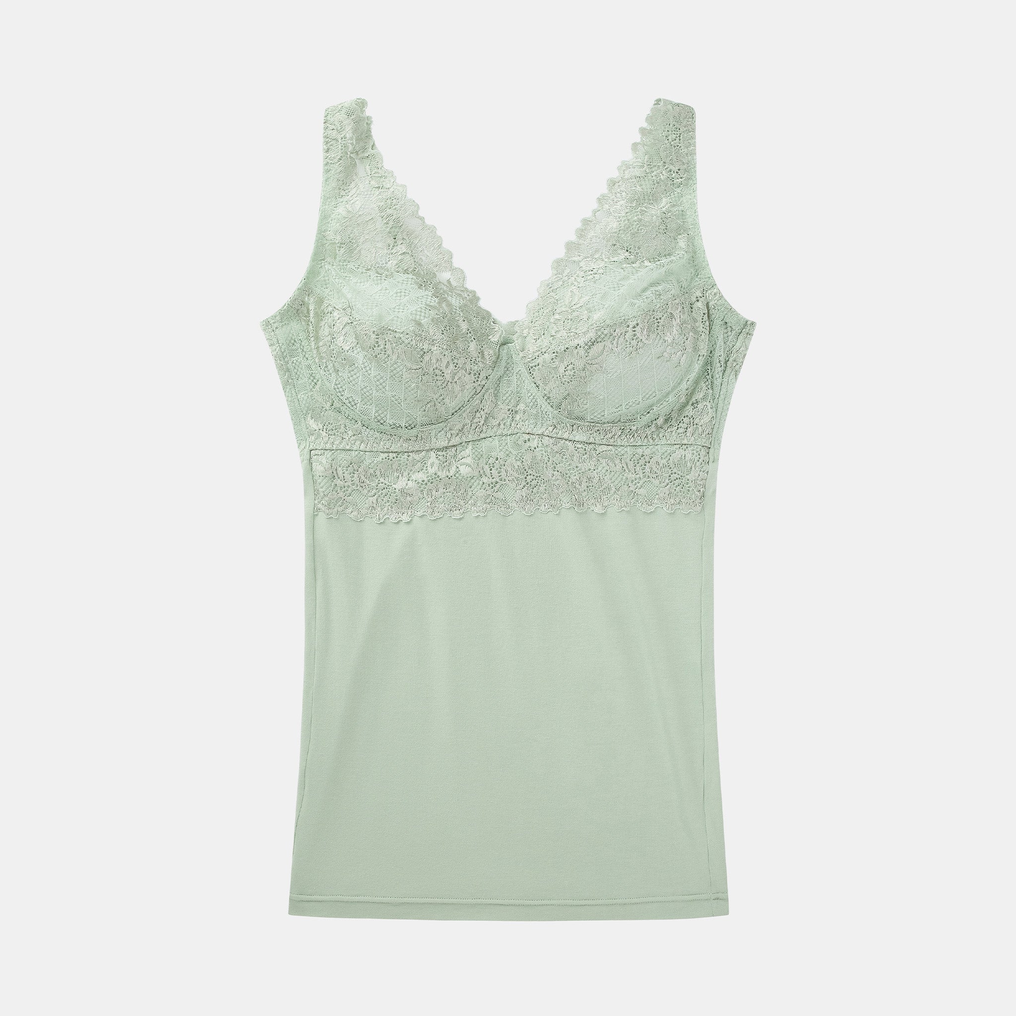 【30%OFF】<br>ノンワイヤーレーシーブラレットキャミ〈ガーデニア〉