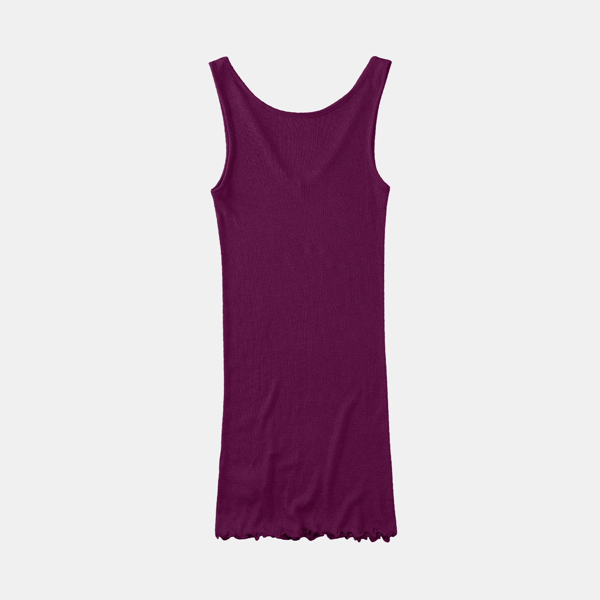 【luxe by mujyu】日本製メリノウール100%リブタンク<br><span style="color: red;">今ならまとめ買いで10%OFF</span>