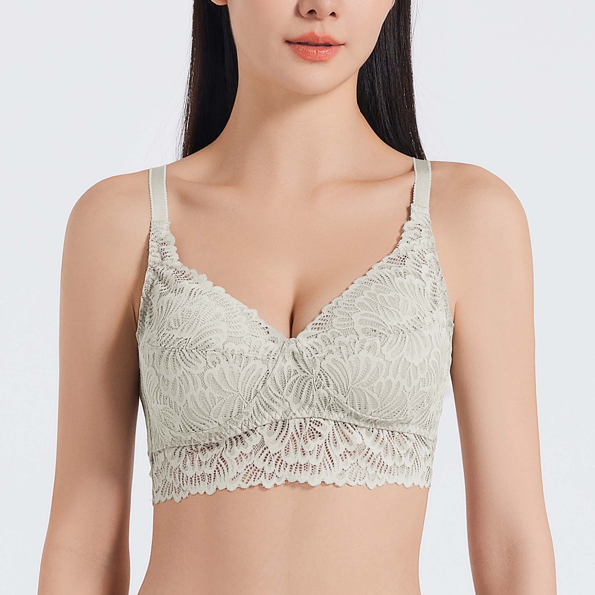 ノンワイヤーレーシーブラ<br>〈夏凪ダリア〉