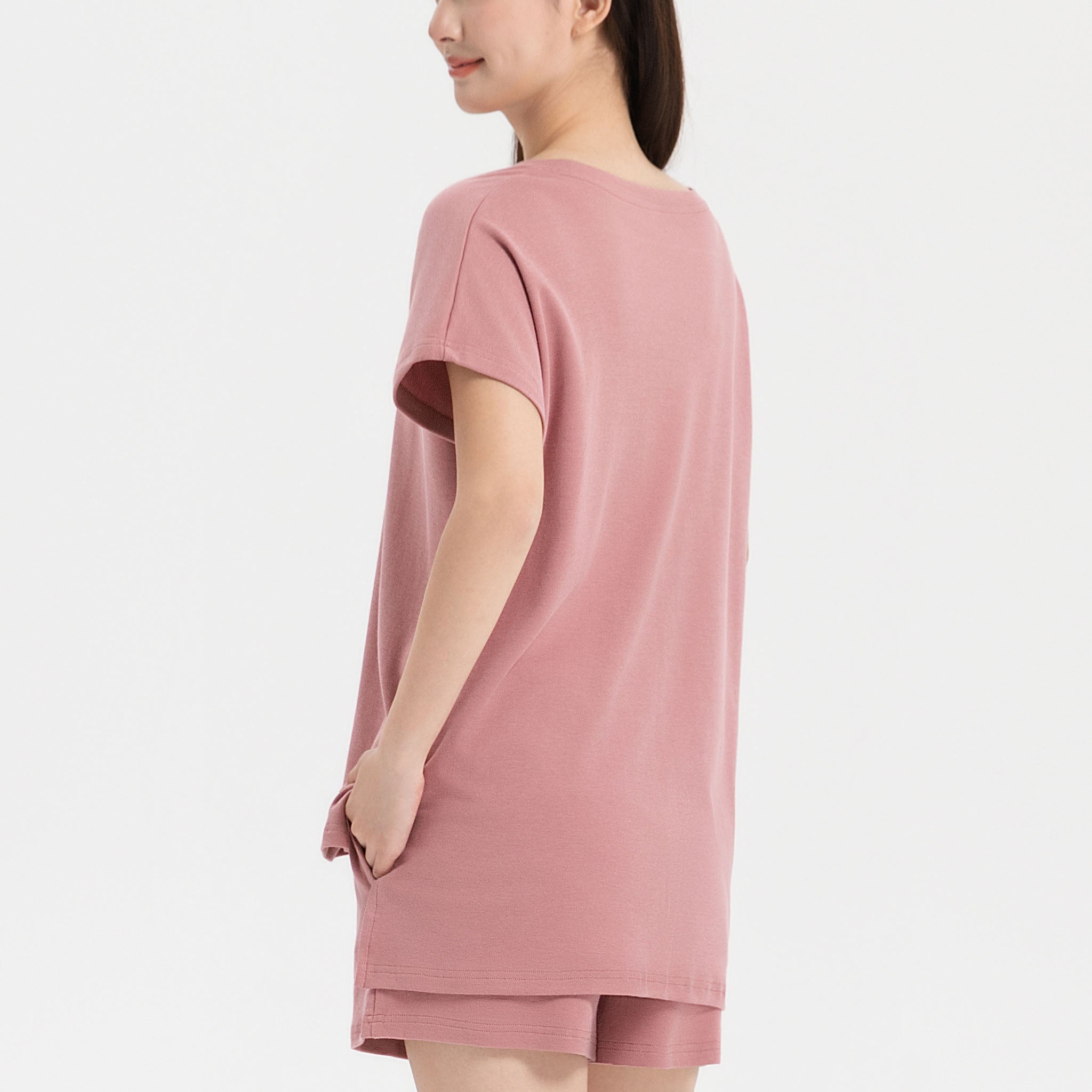 【30%OFF】<br>綿100% オーバーサイズTシャツ<br><夏凪ラウンジウェア>