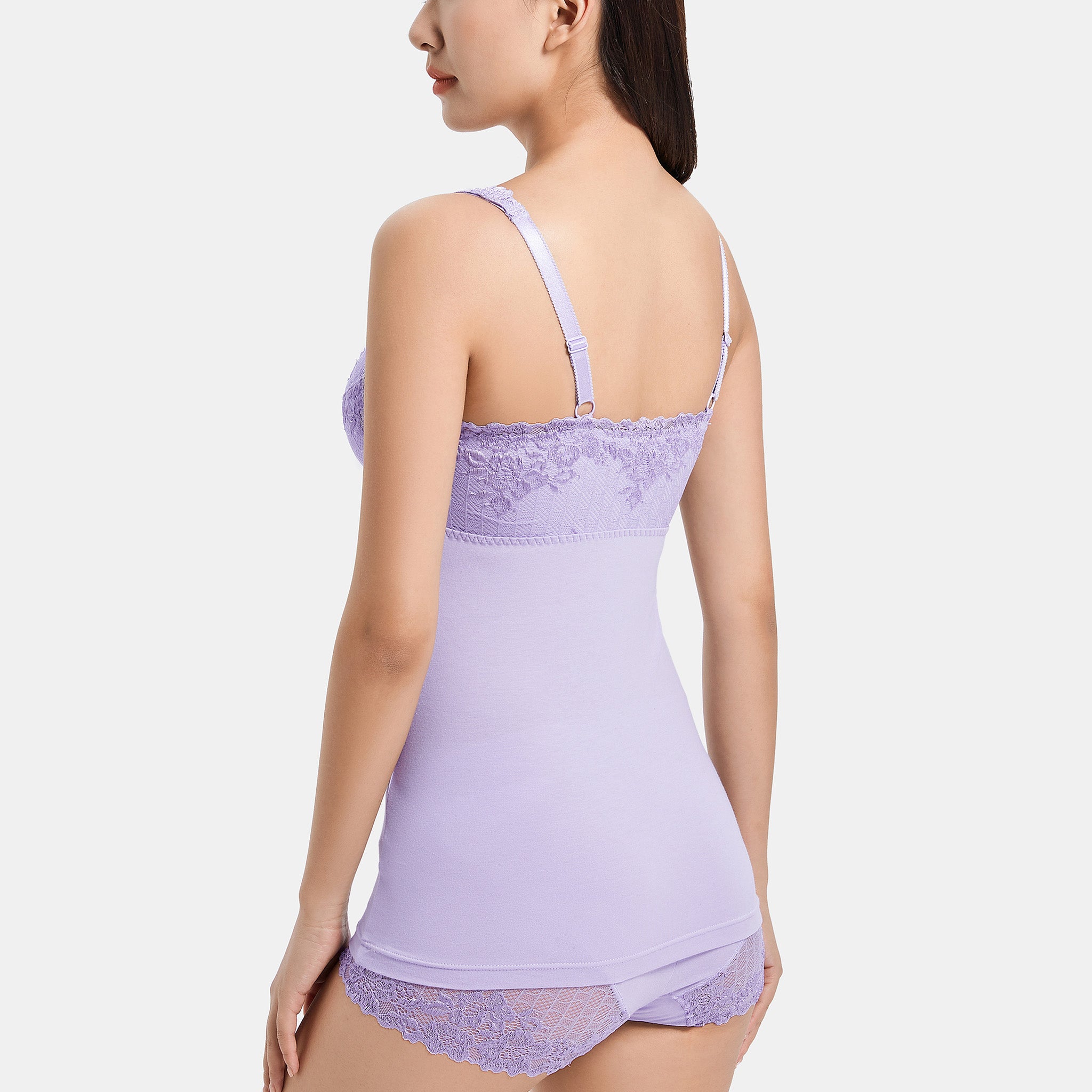 【30%OFF】<br>ノンワイヤーレーシーブラレットキャミ〈ガーデニア〉