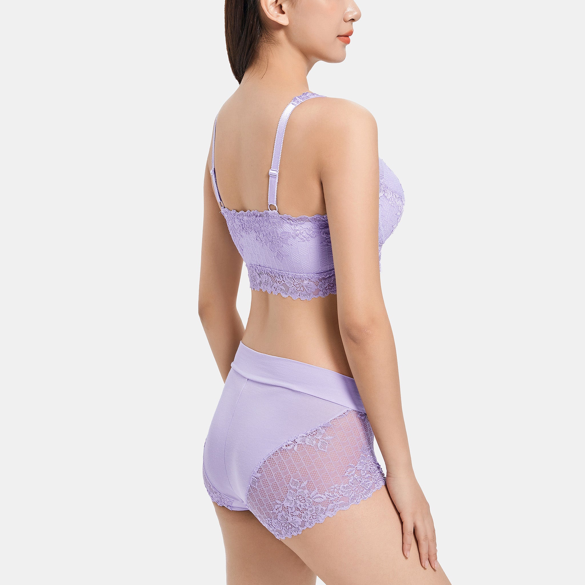 <30% OFF> <br>ノンワイヤーレーシーブラレット〈ガーデニア〉