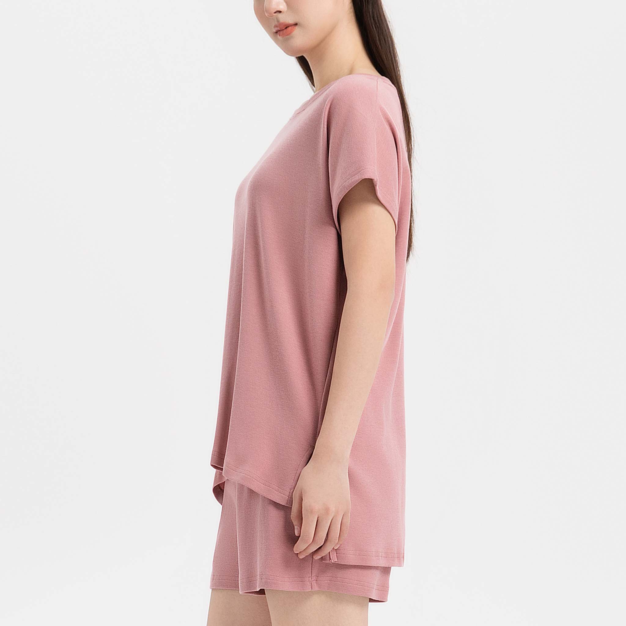 【30%OFF】<br>綿100% オーバーサイズTシャツ<br><夏凪ラウンジウェア>