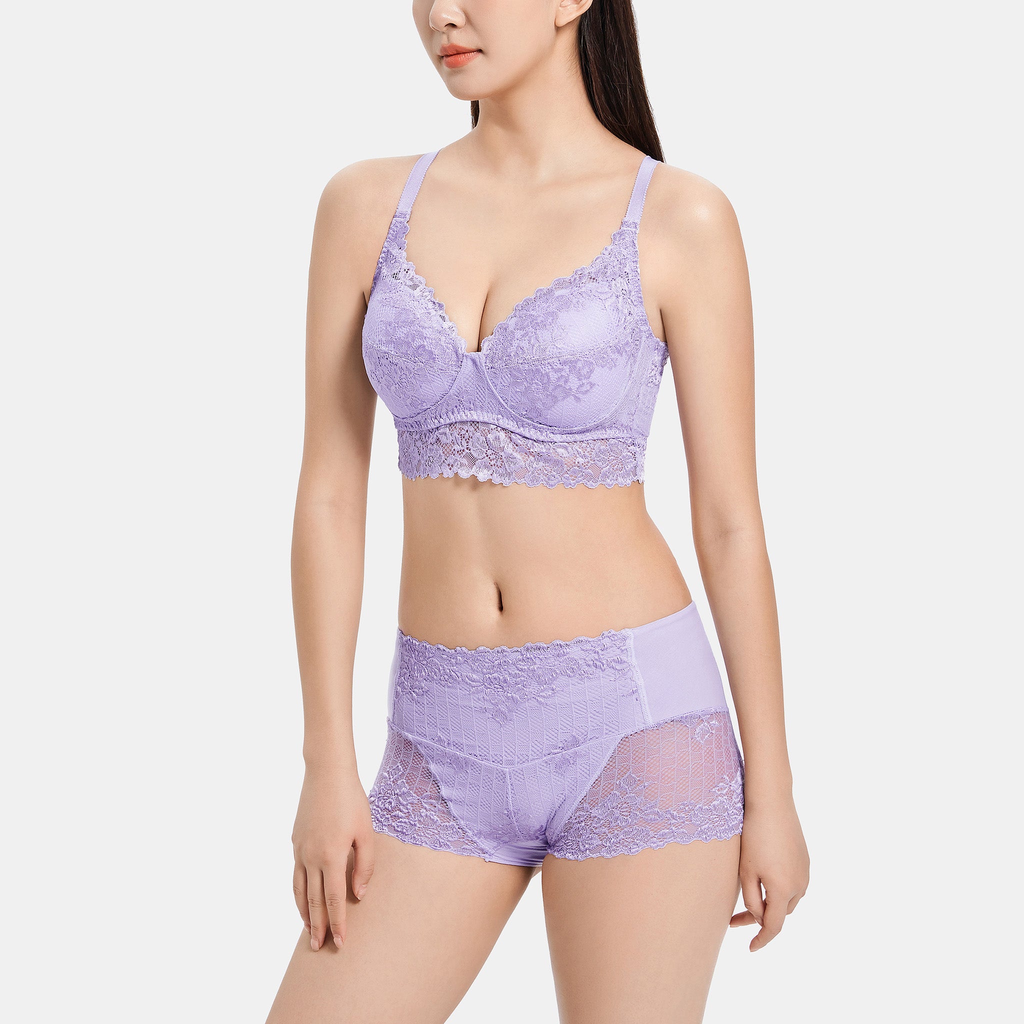 レーシーローレグショーツ〈ガーデニア〉