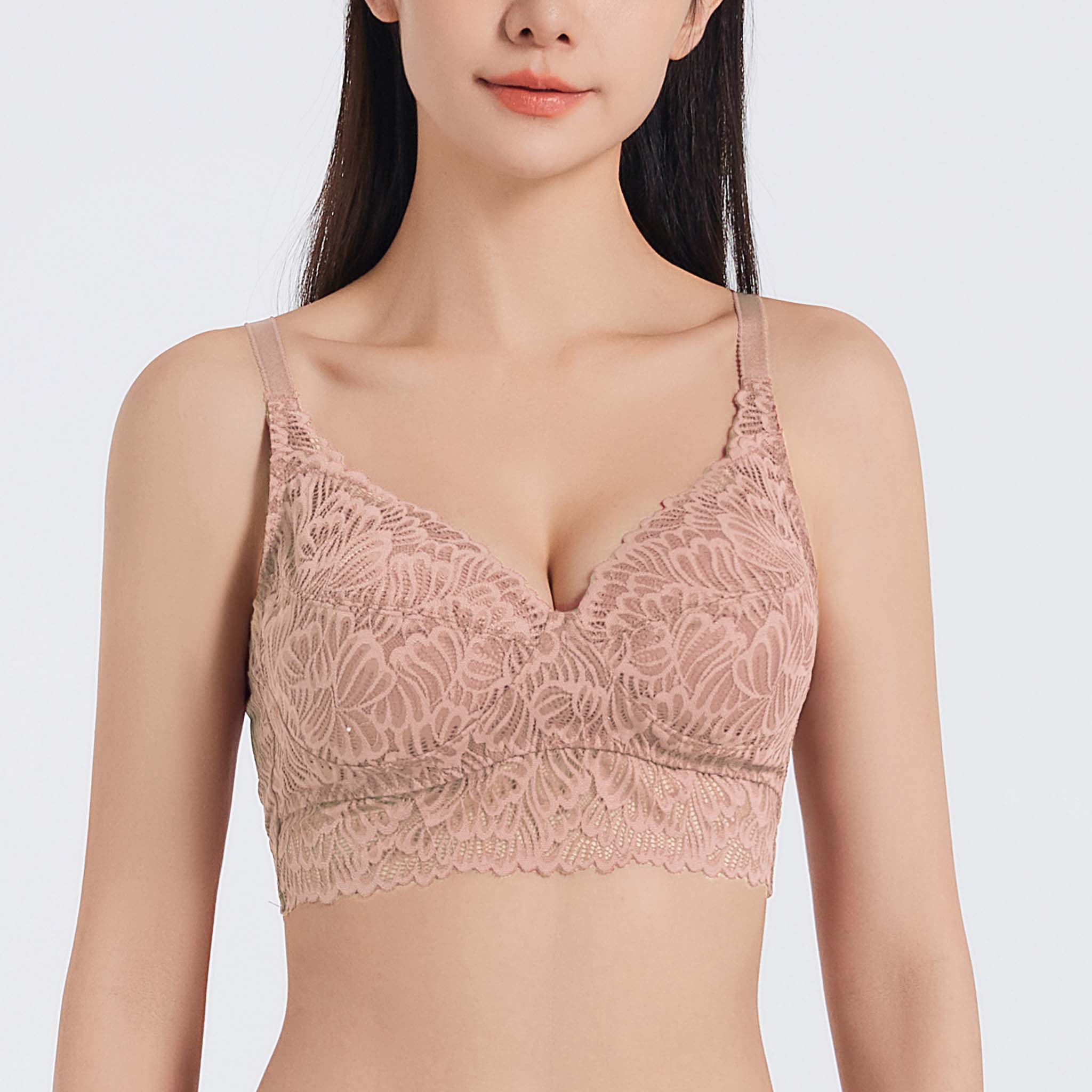 ノンワイヤーレーシーブラ<br>〈夏凪ダリア〉