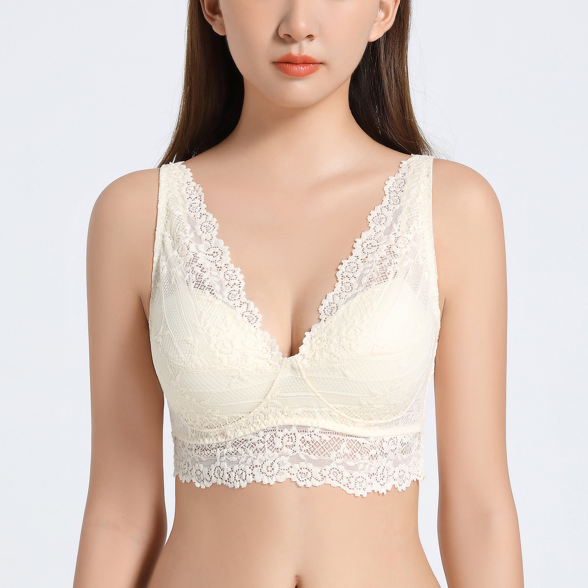 ノンワイヤーレーシーブラレット〈アネモネ〉