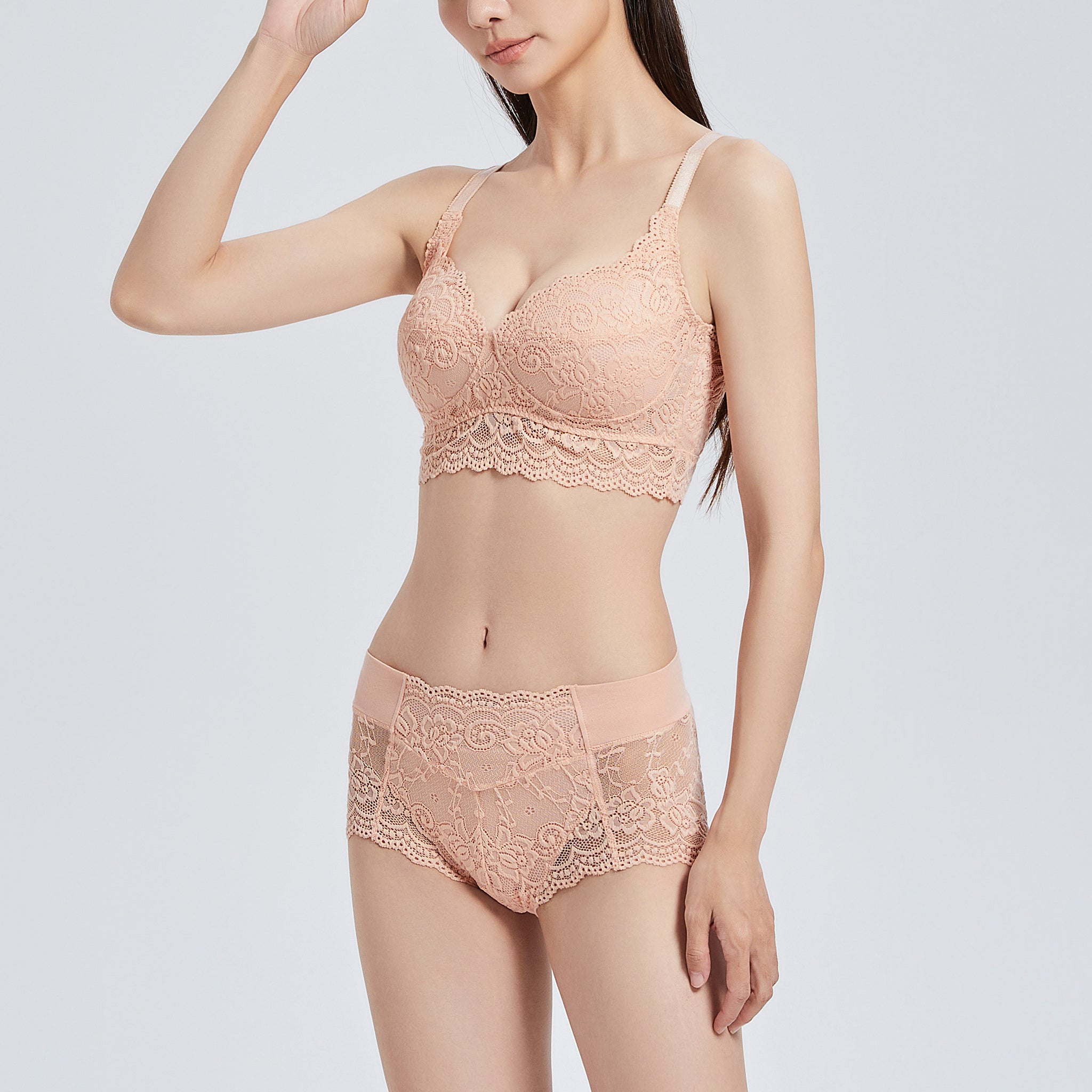 ノンワイヤーレーシーブラ〈カンパニュラ〉