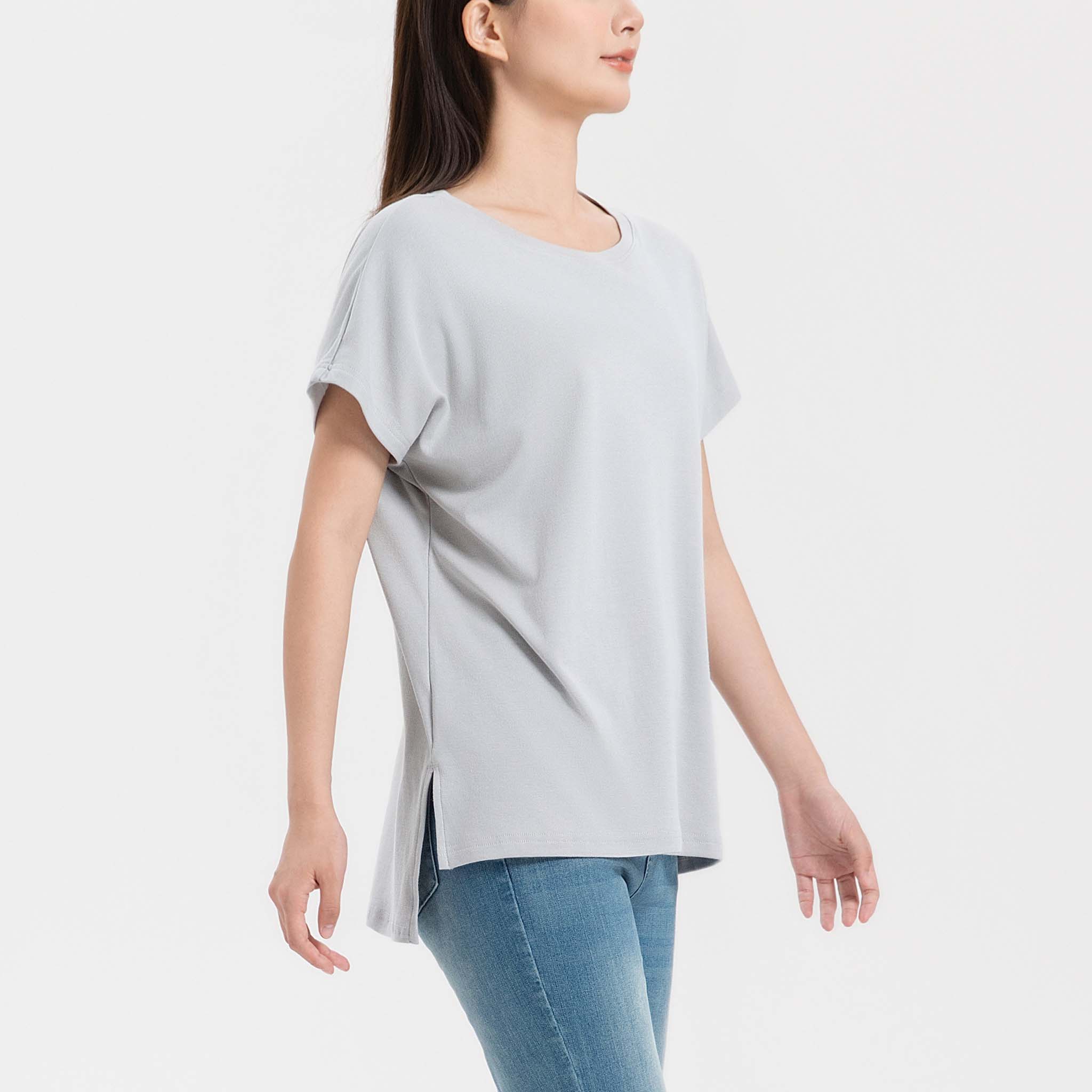 綿100% オーバーサイズTシャツ<br><夏凪ラウンジウェア>