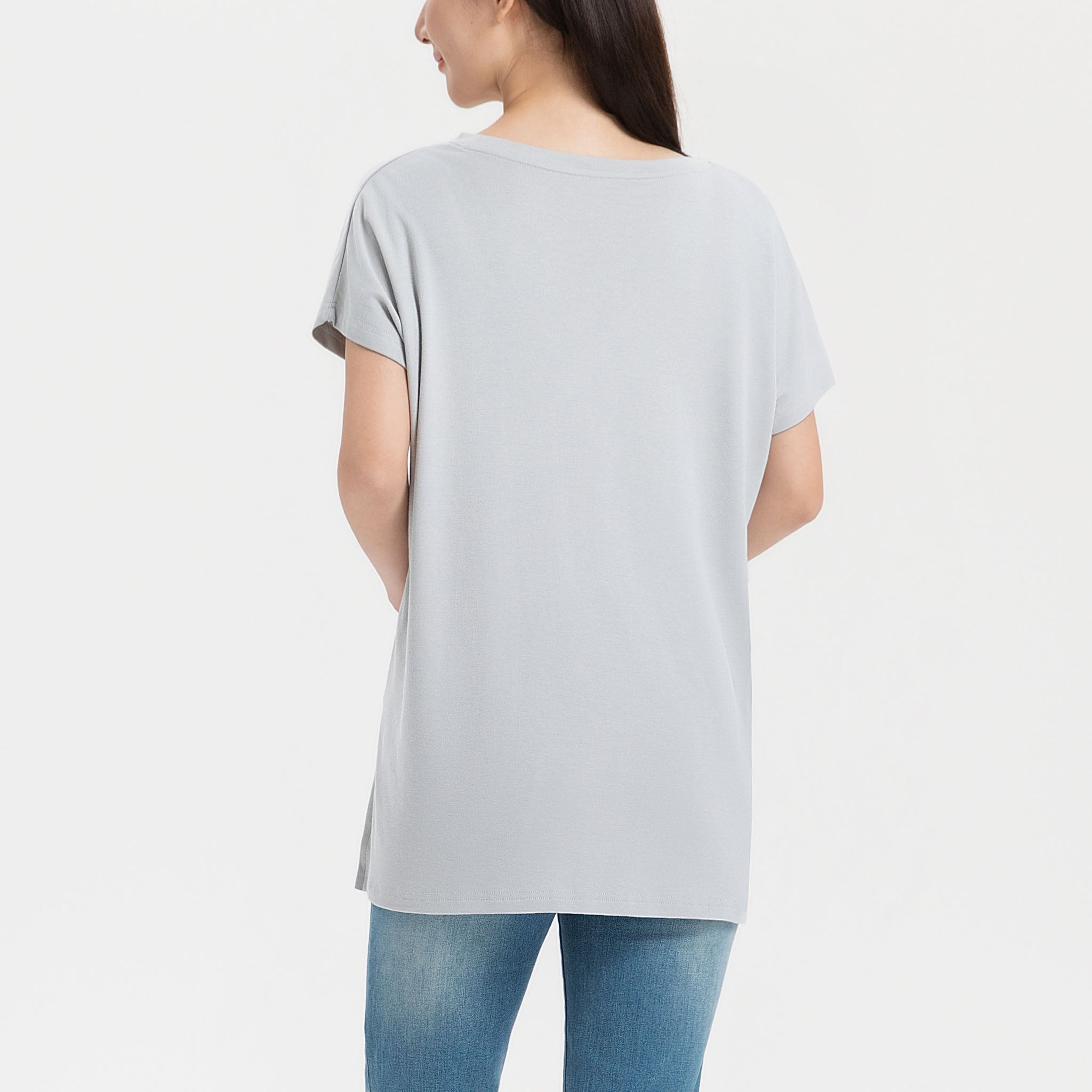 綿100% オーバーサイズTシャツ<br><夏凪ラウンジウェア>