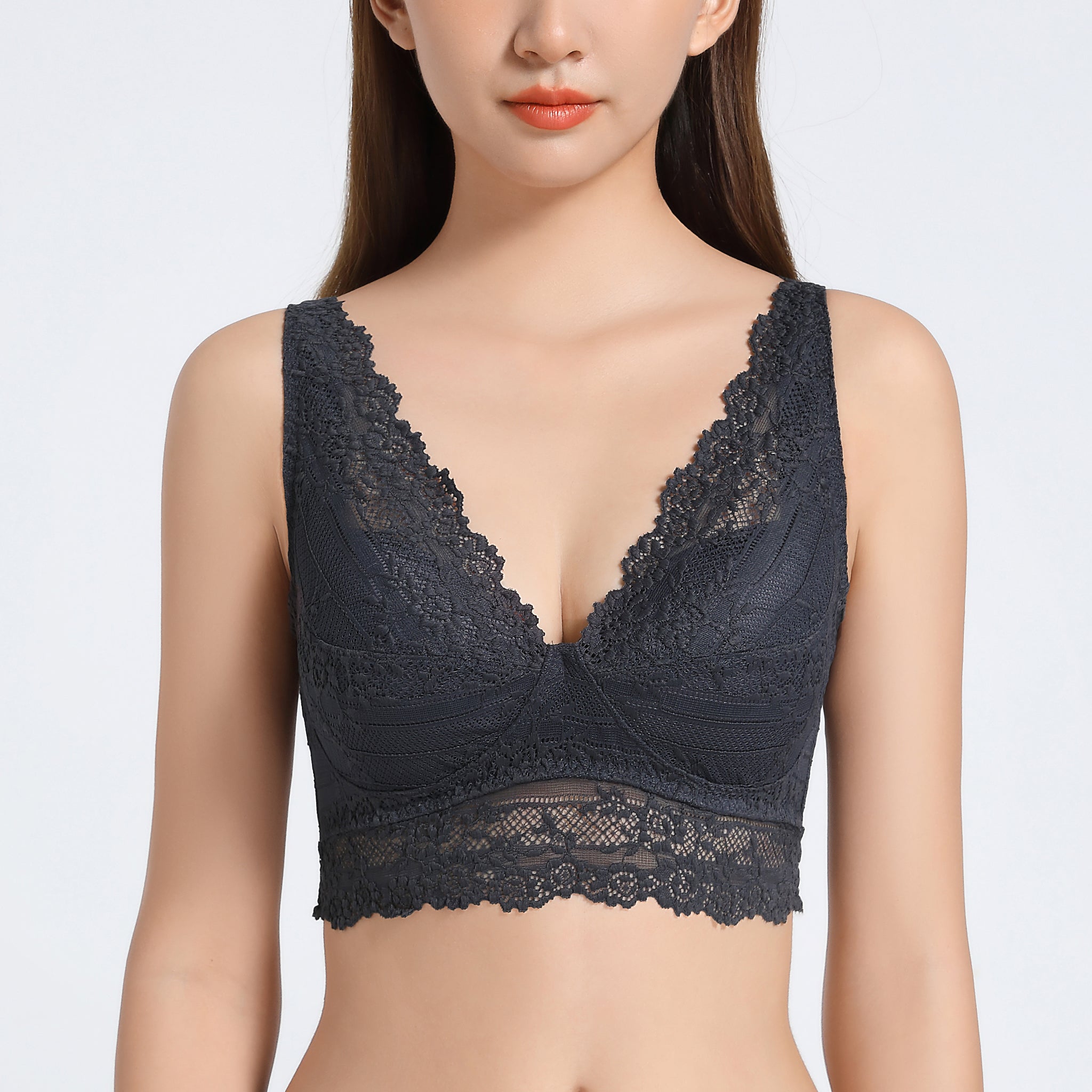 ノンワイヤーレーシーブラレット〈アネモネ〉