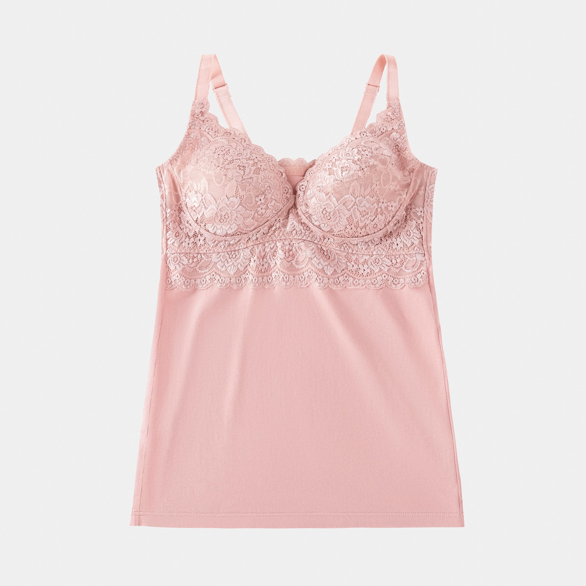 ノンワイヤーレーシーブラキャミ〈ティアレ〉