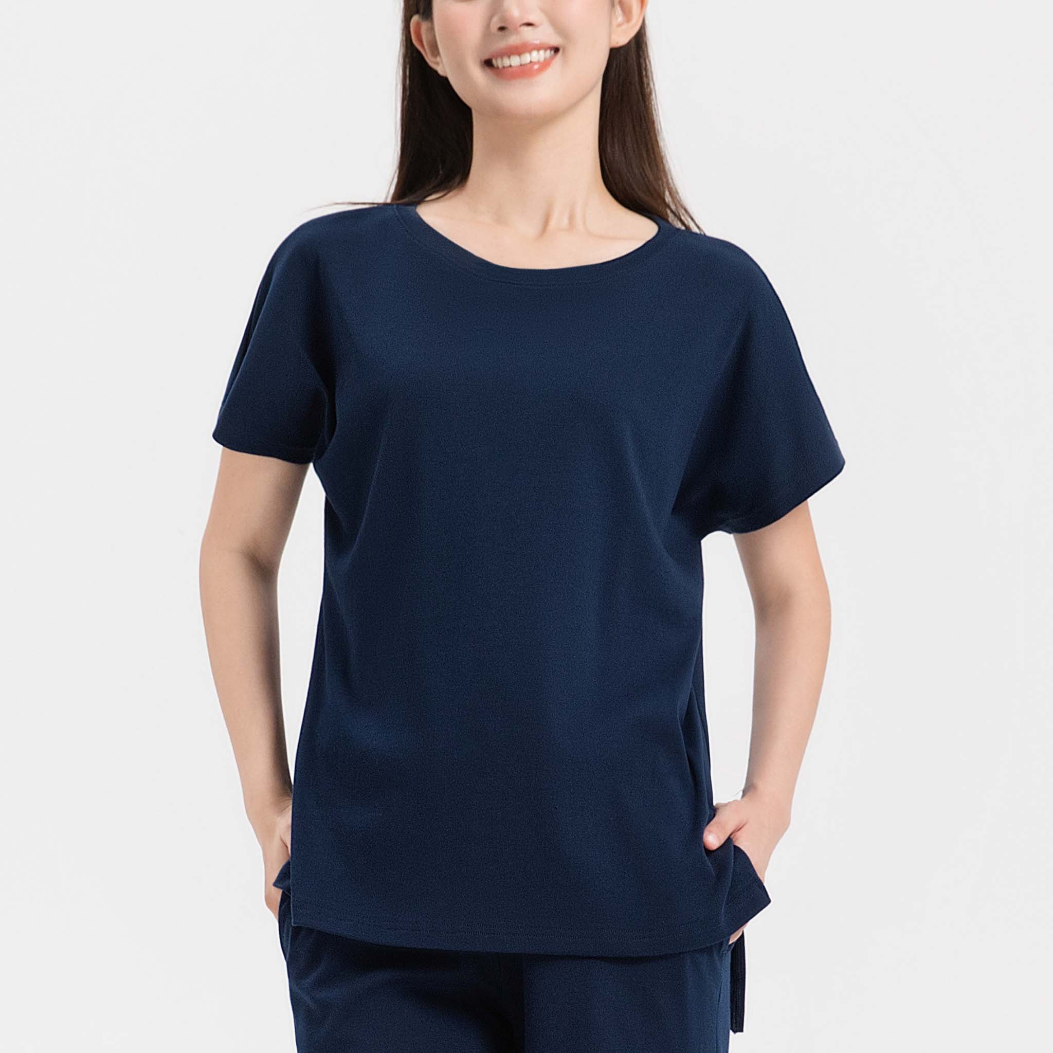 綿100% オーバーサイズTシャツ<br><夏凪ラウンジウェア>
