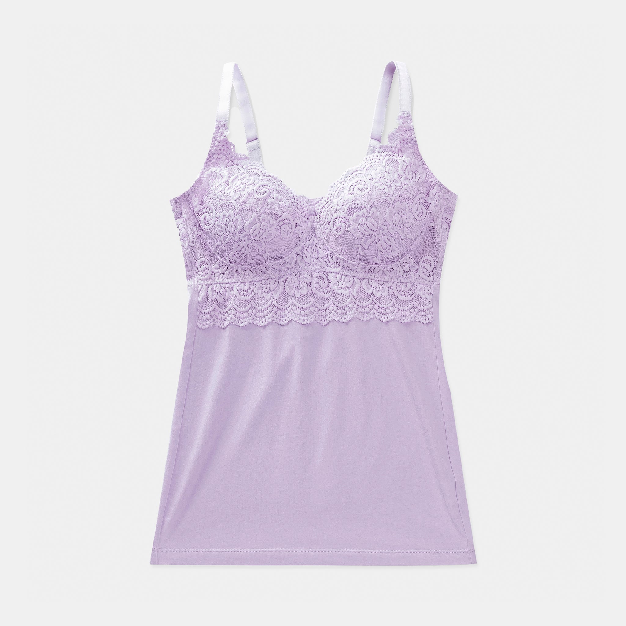 ノンワイヤーレーシーブラキャミ〈カンパニュラ〉