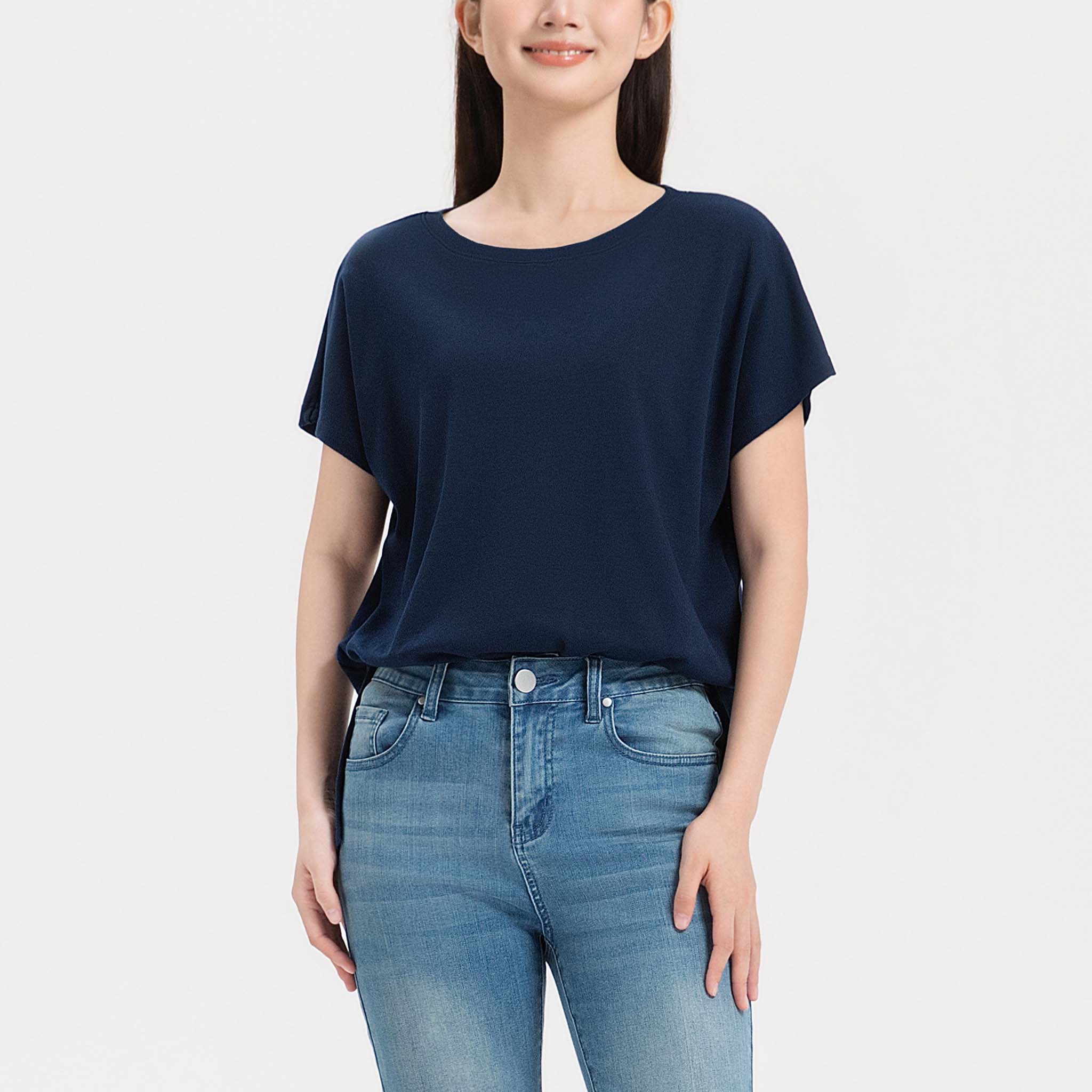 綿100% オーバーサイズTシャツ<br><夏凪ラウンジウェア>