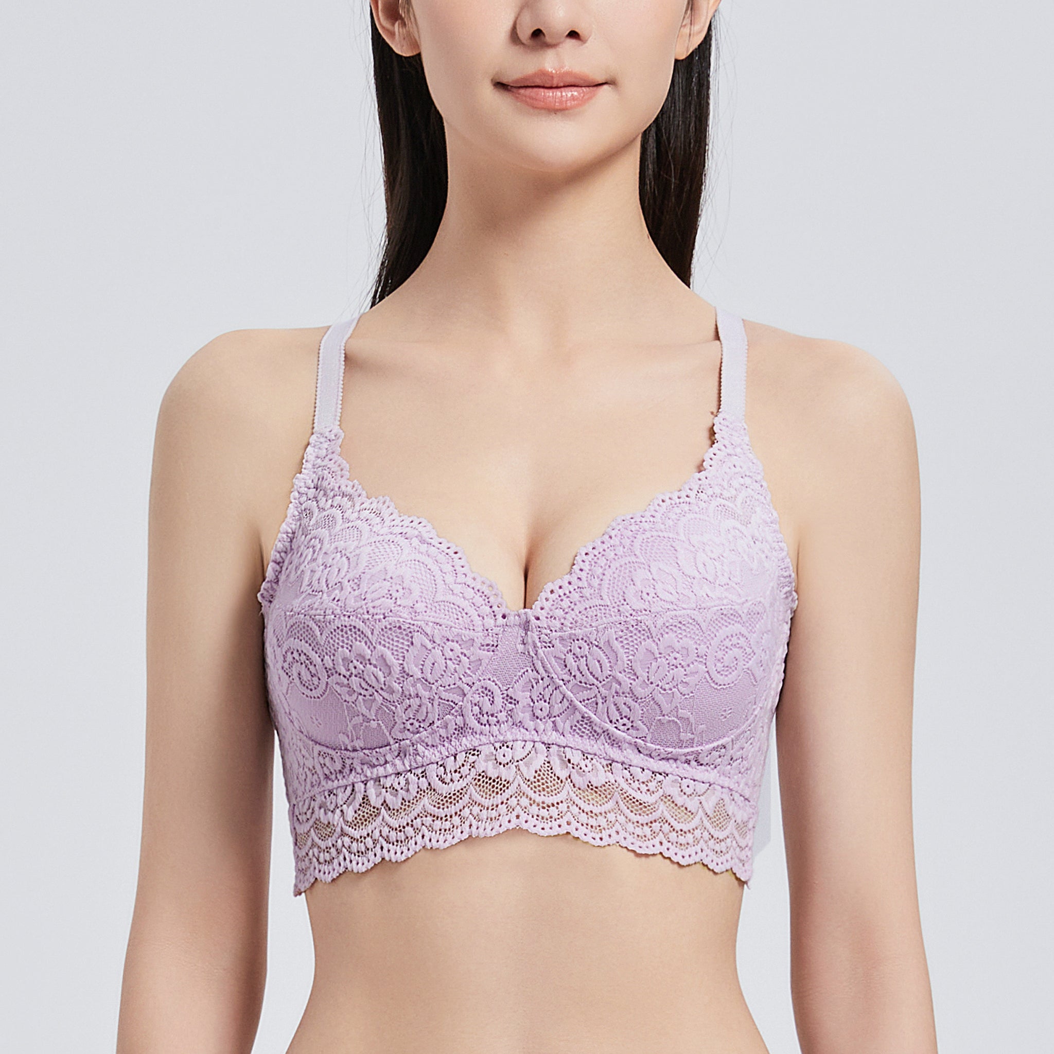 ノンワイヤーレーシーブラ〈カンパニュラ〉