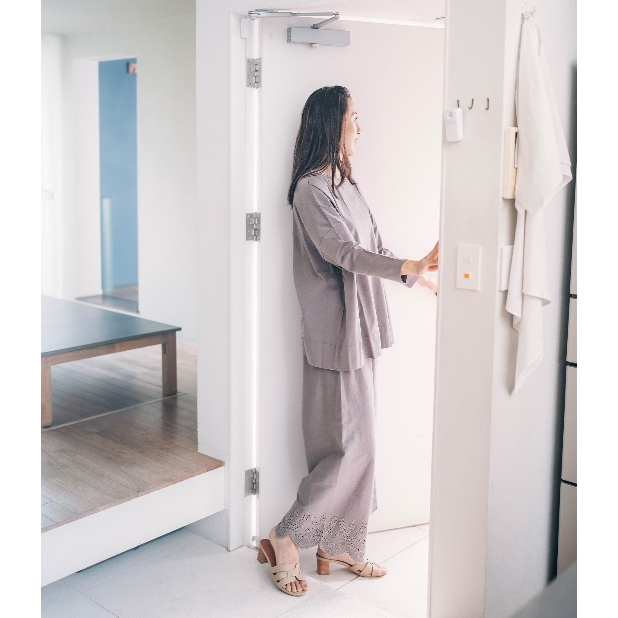 【50%OFF】<br>【luxe by mujyu】コットン100% ラウンジウエア トップス