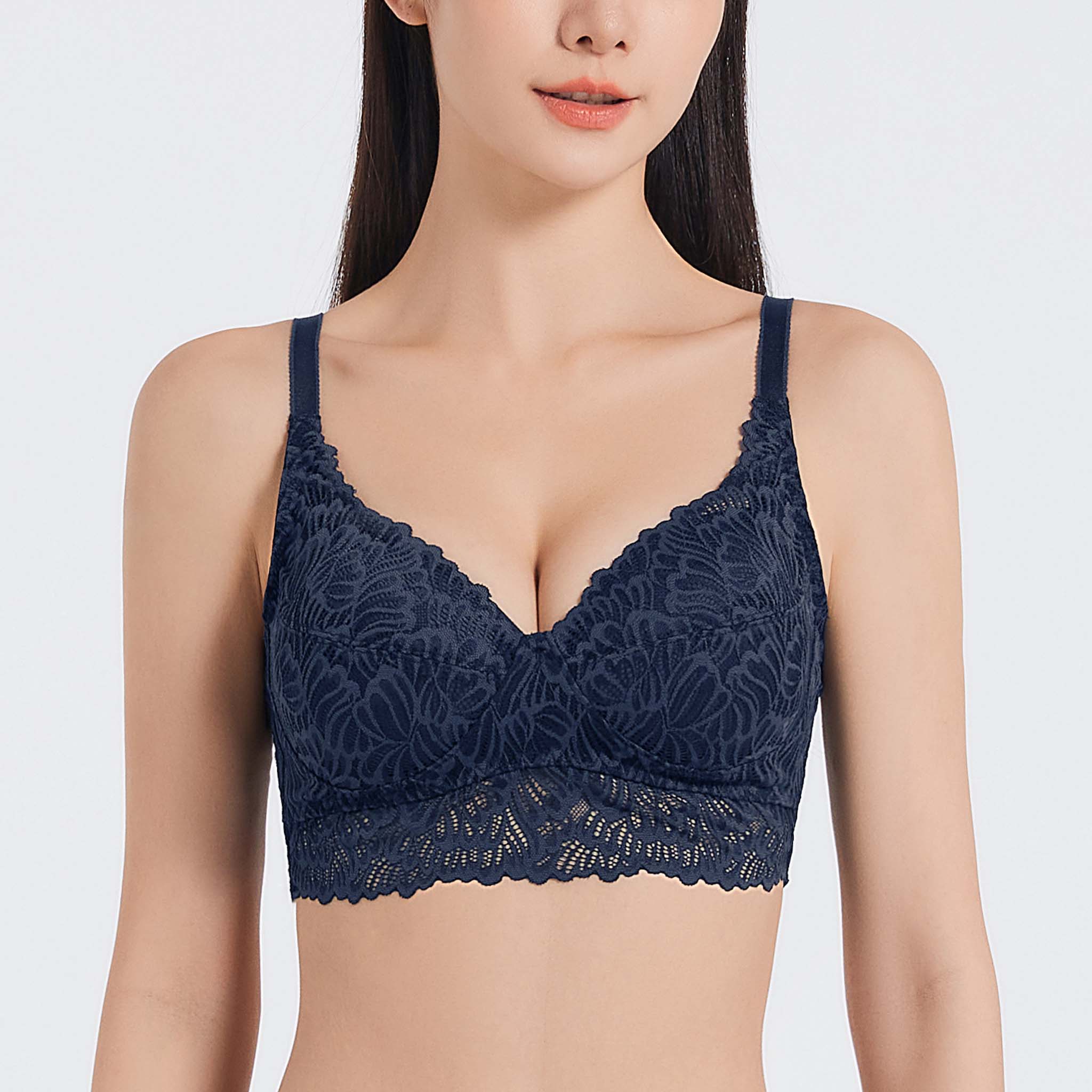 ノンワイヤーレーシーブラ<br>〈夏凪ダリア〉