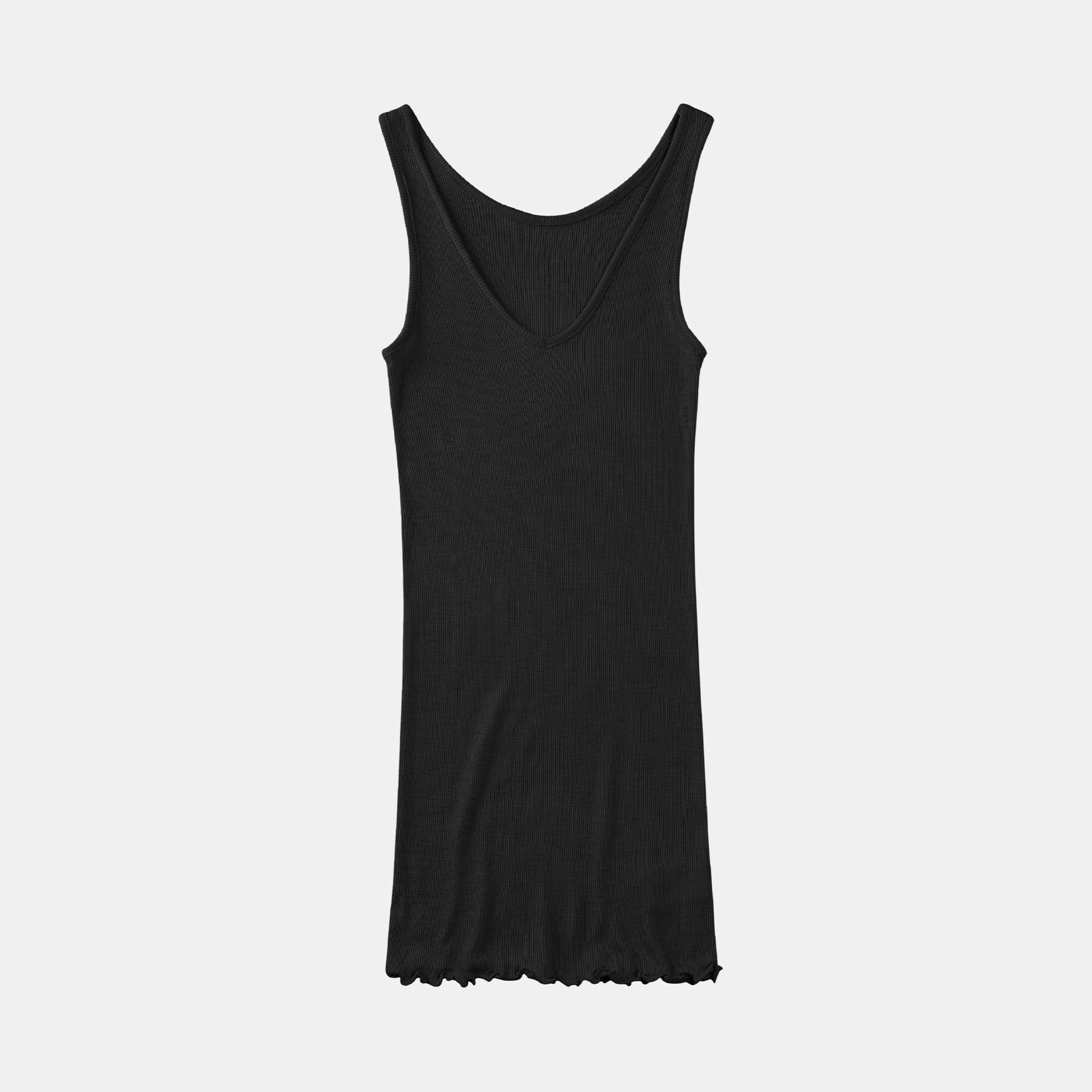 【luxe by mujyu】メリノウール100%リブタンク<br><span style="color: red;">今ならまとめ買いで5%OFF</span>