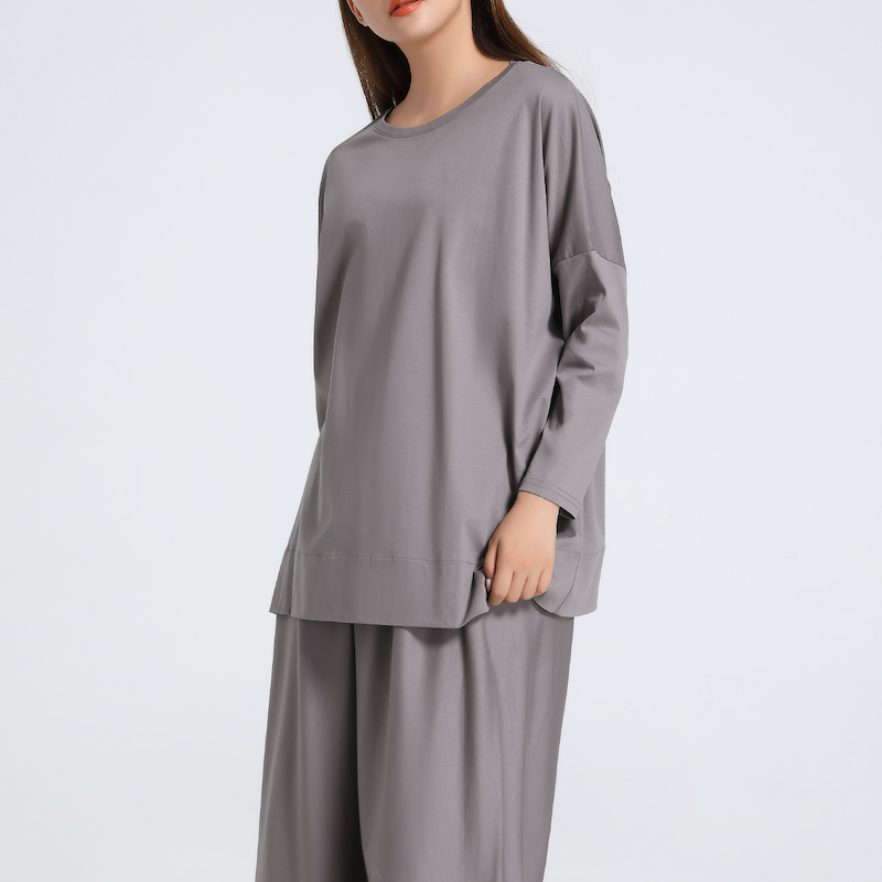 【50%OFF】<br>【luxe by mujyu】コットン100% ラウンジウエア トップス