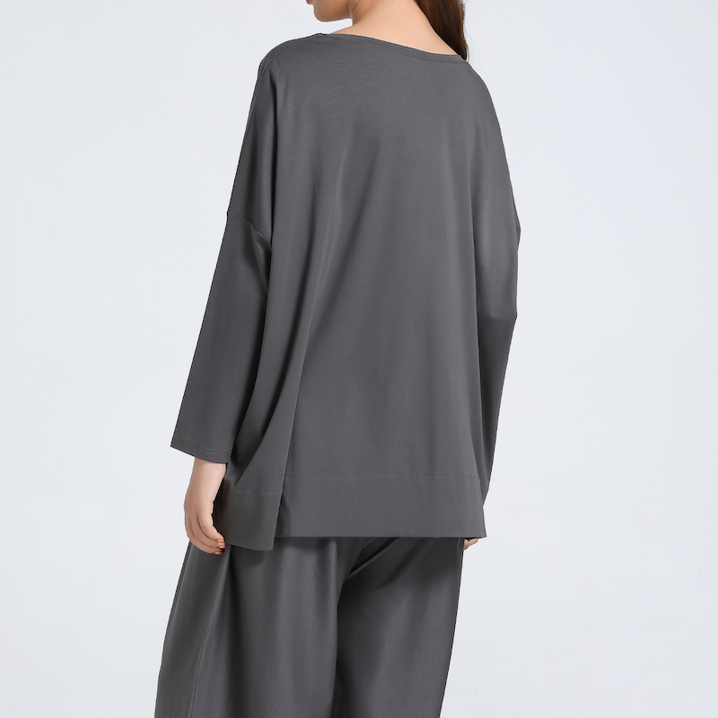 【50%OFF】<br>【luxe by mujyu】コットン100% ラウンジウエア トップス