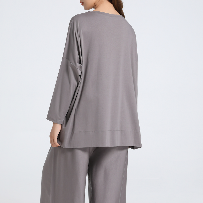 【50%OFF】<br>【luxe by mujyu】コットン100% ラウンジウエア トップス