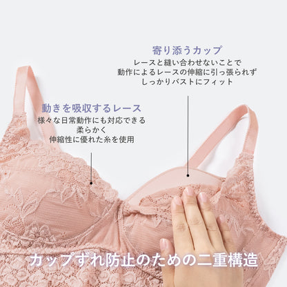 ノンワイヤーレーシーブラ〈ランタナ〉